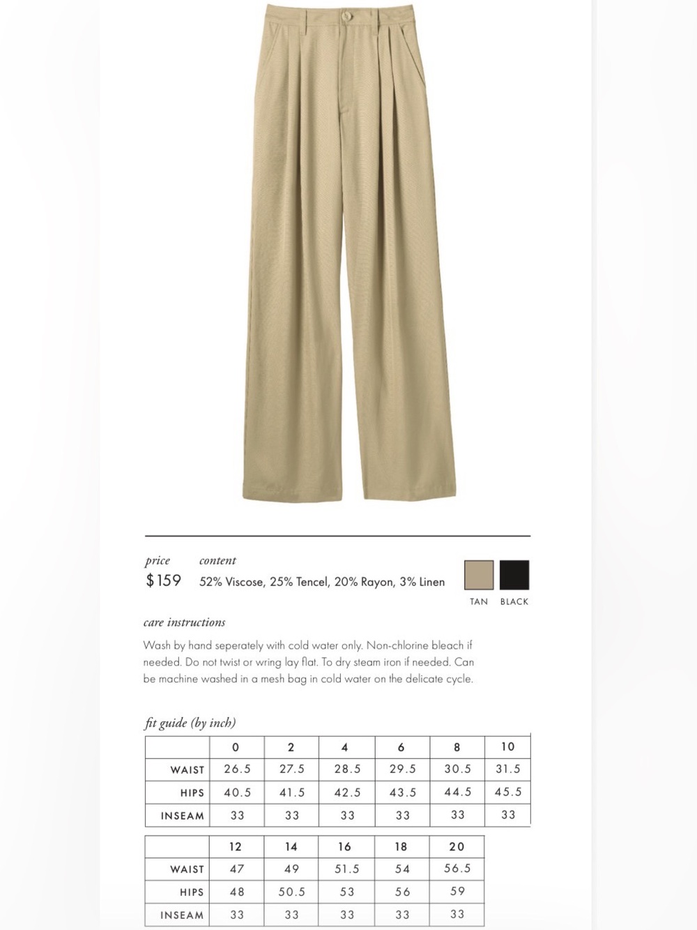 Darling Stride Pant in Tan - Picture 2 of 2